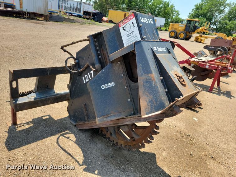 image for item EE1144 2011 Bobcat WS18 skid steer rock saw
