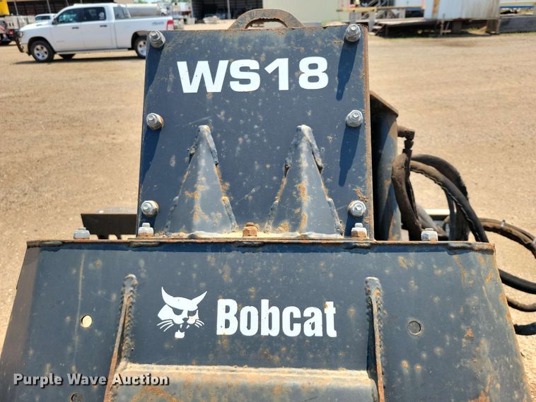 image for item EE1144 2011 Bobcat WS18 skid steer rock saw