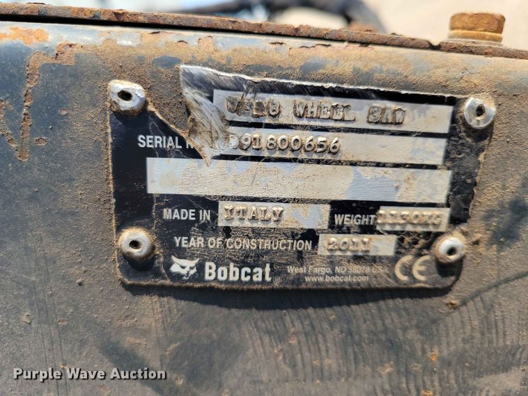 image for item EE1144 2011 Bobcat WS18 skid steer rock saw