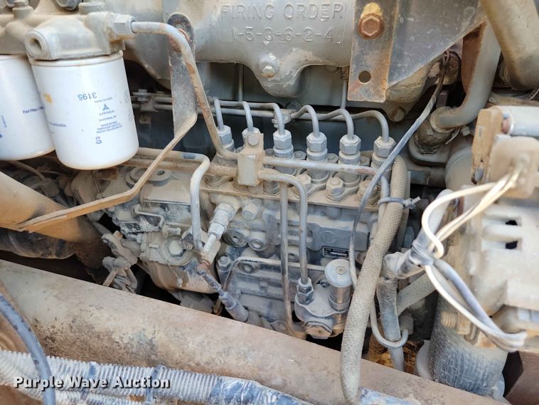 image for item EE1149 1989 Ford F800 crane truck