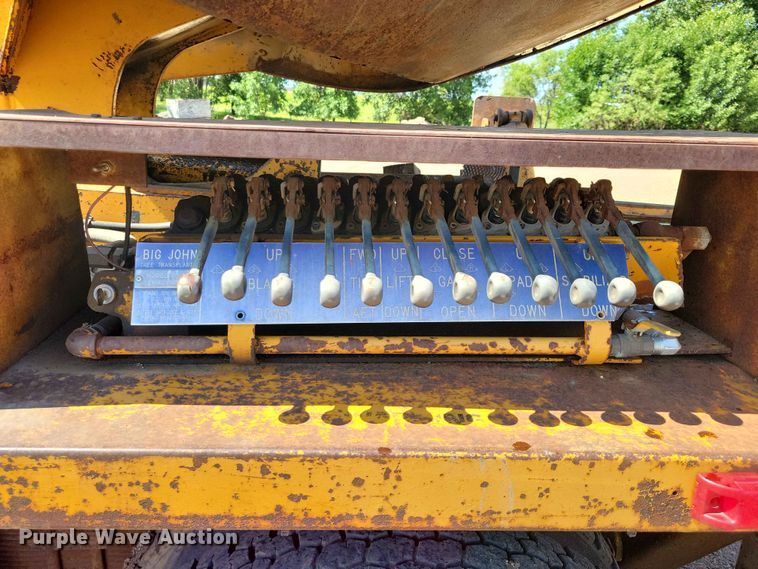 image for item EE1150 1986 GMC Bombardier truck cab and chassis with tree spade
