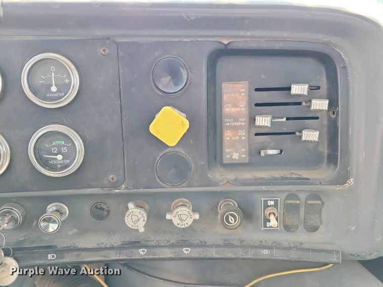 image for item EE1150 1986 GMC Bombardier truck cab and chassis with tree spade