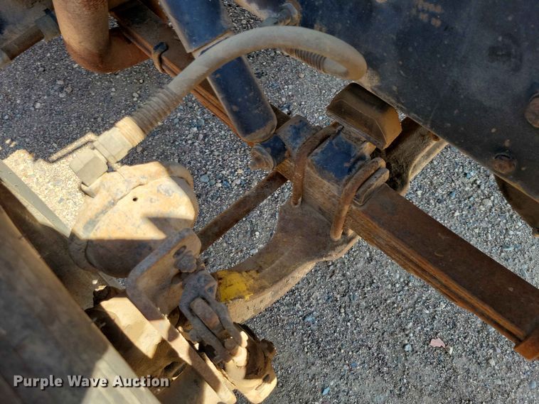 image for item EE1150 1986 GMC Bombardier truck cab and chassis with tree spade
