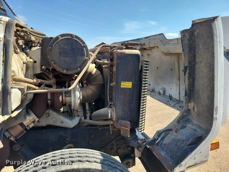 image for item EE1150 1986 GMC Bombardier truck cab and chassis with tree spade
