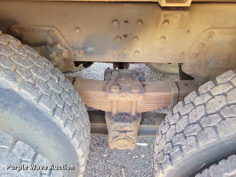 image for item EE1150 1986 GMC Bombardier truck cab and chassis with tree spade