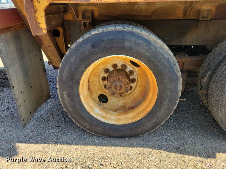 image for item EE1150 1986 GMC Bombardier truck cab and chassis with tree spade