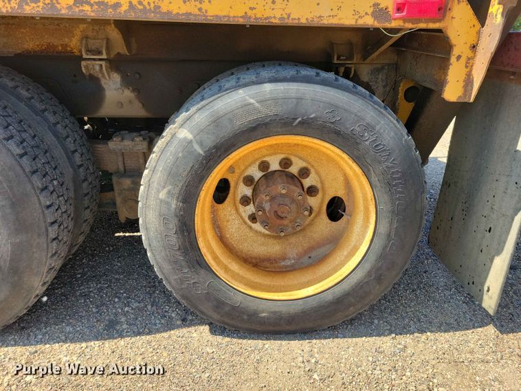 image for item EE1150 1986 GMC Bombardier truck cab and chassis with tree spade