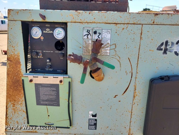 image for item EE1151 Sullair 185 DPQ JD air compressor