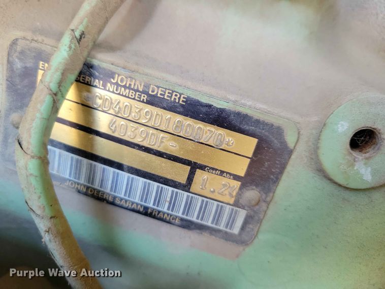 image for item EE1151 Sullair 185 DPQ JD air compressor