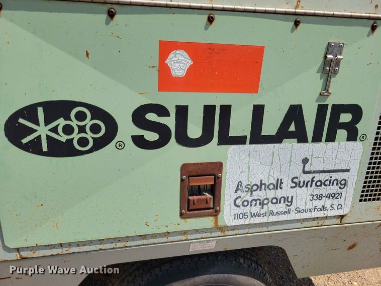 image for item EE1151 Sullair 185 DPQ JD air compressor