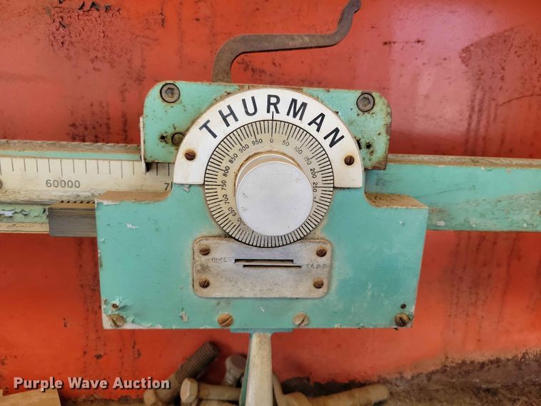 image for item EE1164 1977 Thurman 40PT34X10 truck scale