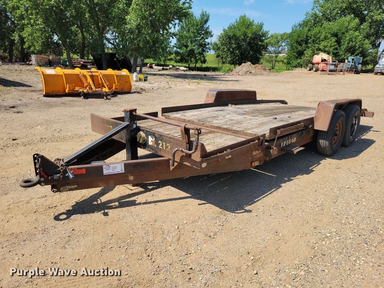 image for item EE1167 2014 Dell Rapids Custom Trailers tilt deck equipment trailer