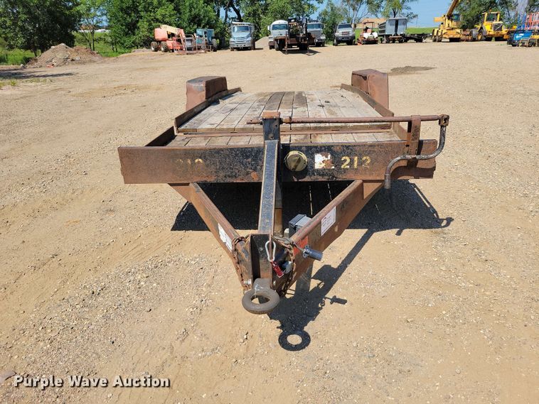 image for item EE1167 2014 Dell Rapids Custom Trailers tilt deck equipment trailer
