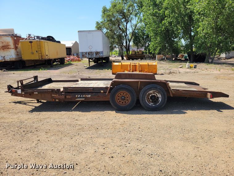 image for item EE1167 2014 Dell Rapids Custom Trailers tilt deck equipment trailer
