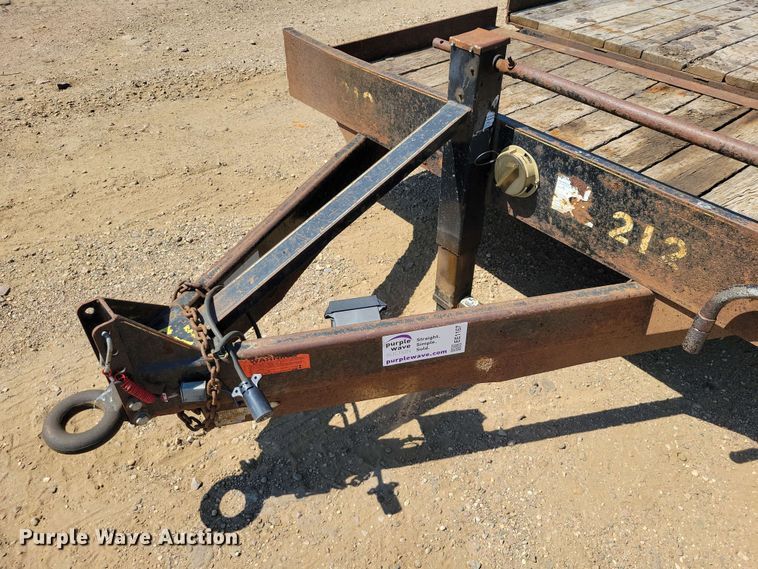 image for item EE1167 2014 Dell Rapids Custom Trailers tilt deck equipment trailer
