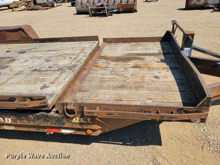 image for item EE1167 2014 Dell Rapids Custom Trailers tilt deck equipment trailer