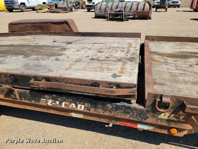 image for item EE1167 2014 Dell Rapids Custom Trailers tilt deck equipment trailer