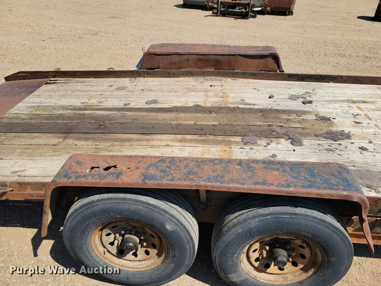 image for item EE1167 2014 Dell Rapids Custom Trailers tilt deck equipment trailer
