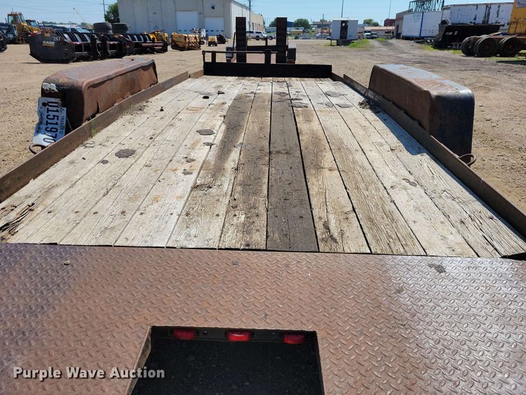 image for item EE1167 2014 Dell Rapids Custom Trailers tilt deck equipment trailer