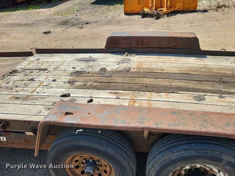 image for item EE1167 2014 Dell Rapids Custom Trailers tilt deck equipment trailer
