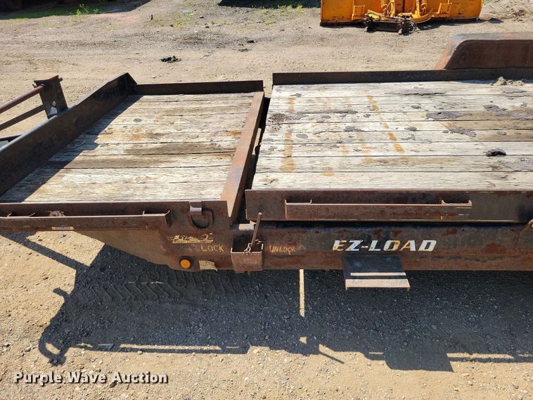 image for item EE1167 2014 Dell Rapids Custom Trailers tilt deck equipment trailer