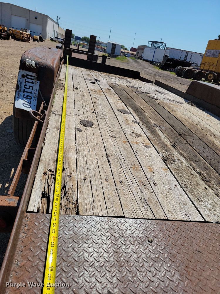 image for item EE1167 2014 Dell Rapids Custom Trailers tilt deck equipment trailer