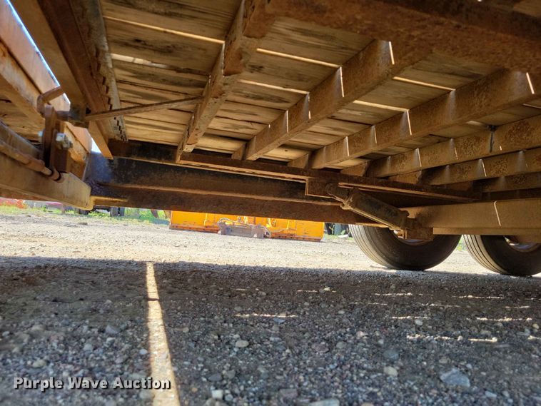 image for item EE1167 2014 Dell Rapids Custom Trailers tilt deck equipment trailer