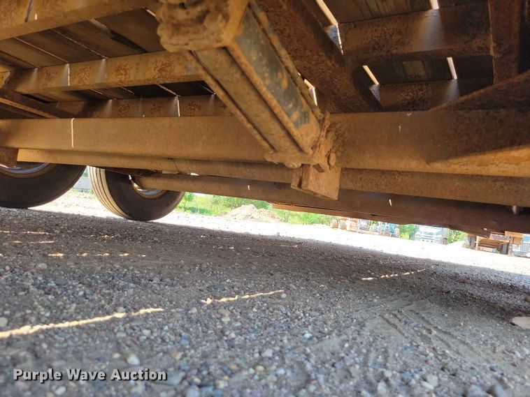 image for item EE1167 2014 Dell Rapids Custom Trailers tilt deck equipment trailer