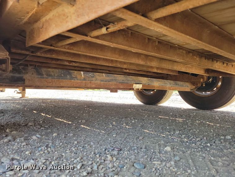 image for item EE1167 2014 Dell Rapids Custom Trailers tilt deck equipment trailer