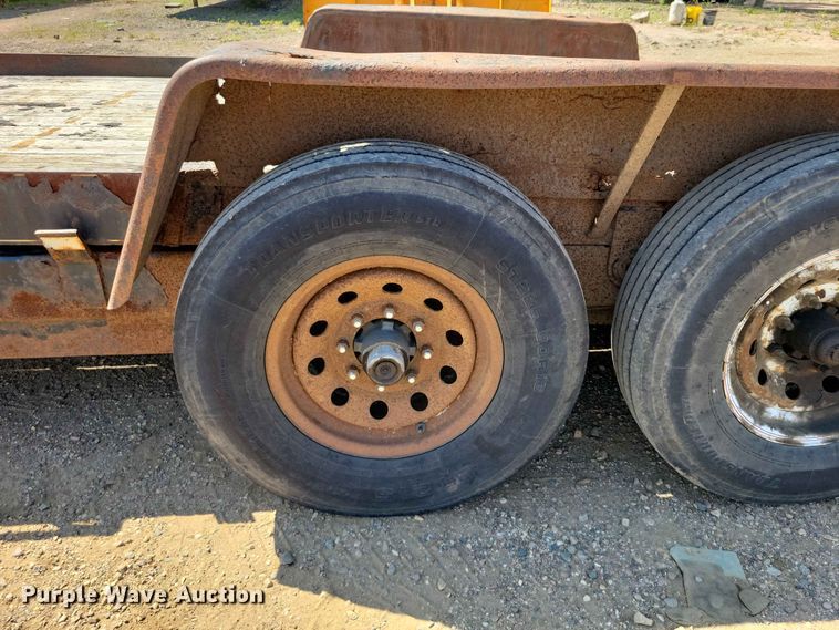 image for item EE1167 2014 Dell Rapids Custom Trailers tilt deck equipment trailer