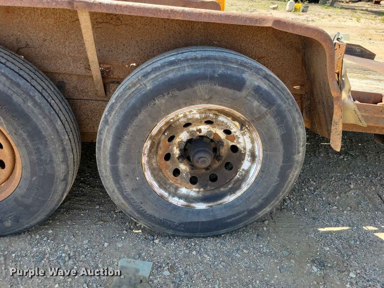 image for item EE1167 2014 Dell Rapids Custom Trailers tilt deck equipment trailer
