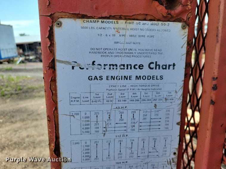 image for item EE1169 E.M.M.P. MHT502E75 hoist