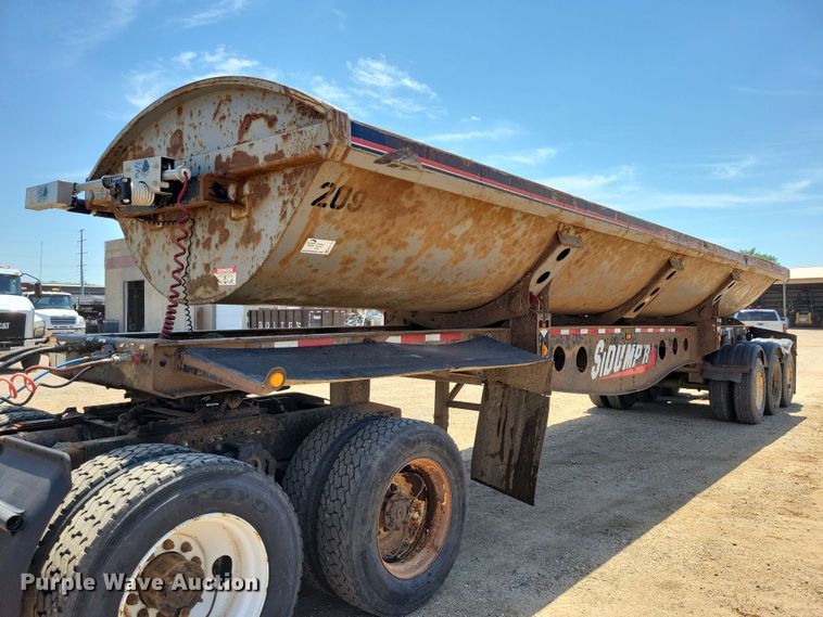 2011 SiDump'R Trailers SDR325 side dump trailer
