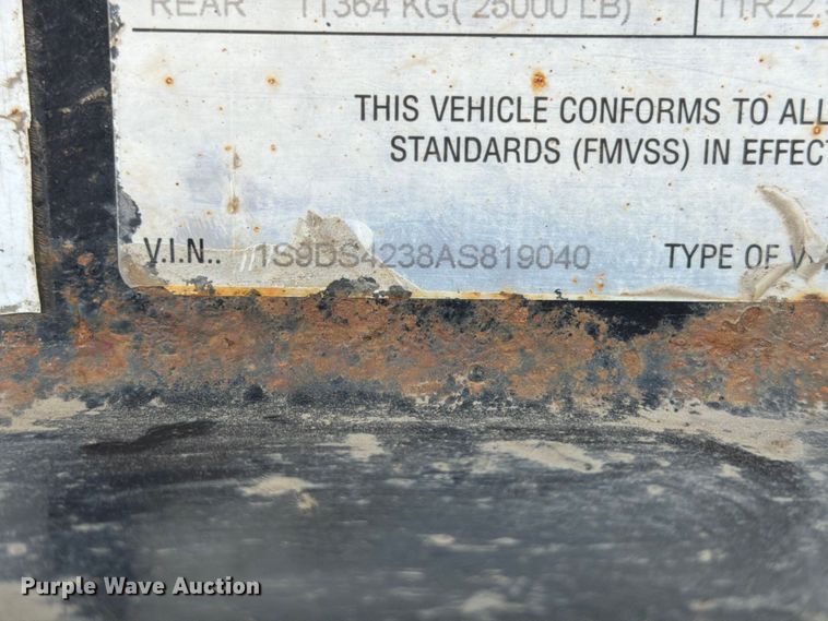 image for item EE1173 2010 Side Dump Industries side dump trailer