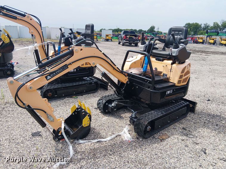 image for item EE1480 2024 Erie Industries EM15 mini excavator
