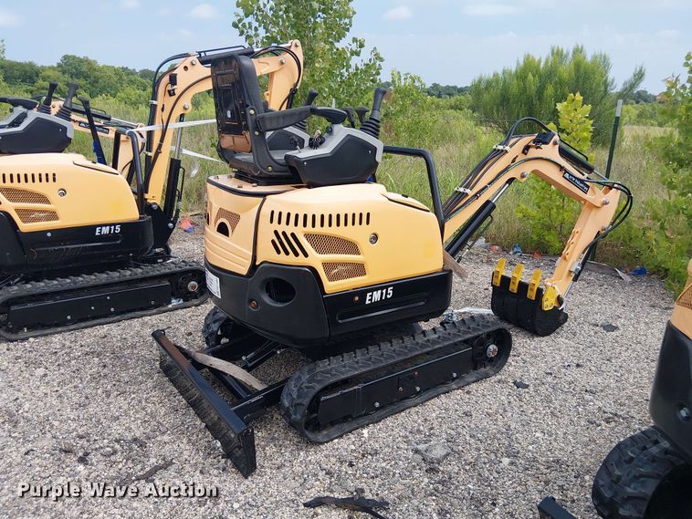 image for item EE1480 2024 Erie Industries EM15 mini excavator