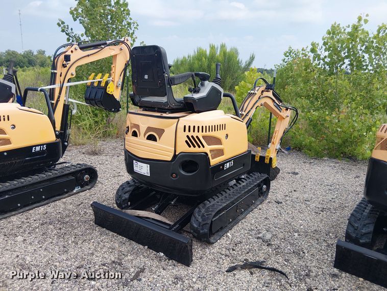 image for item EE1480 2024 Erie Industries EM15 mini excavator