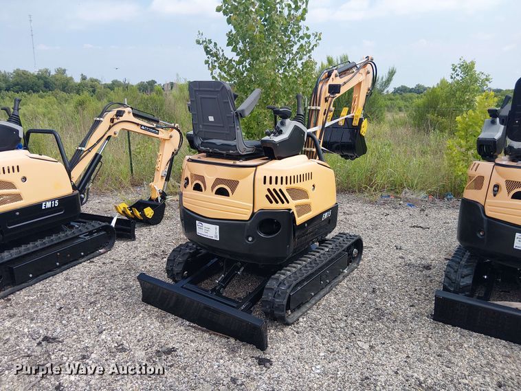 image for item EE1481 2024 Erie Industries EM15 mini excavator