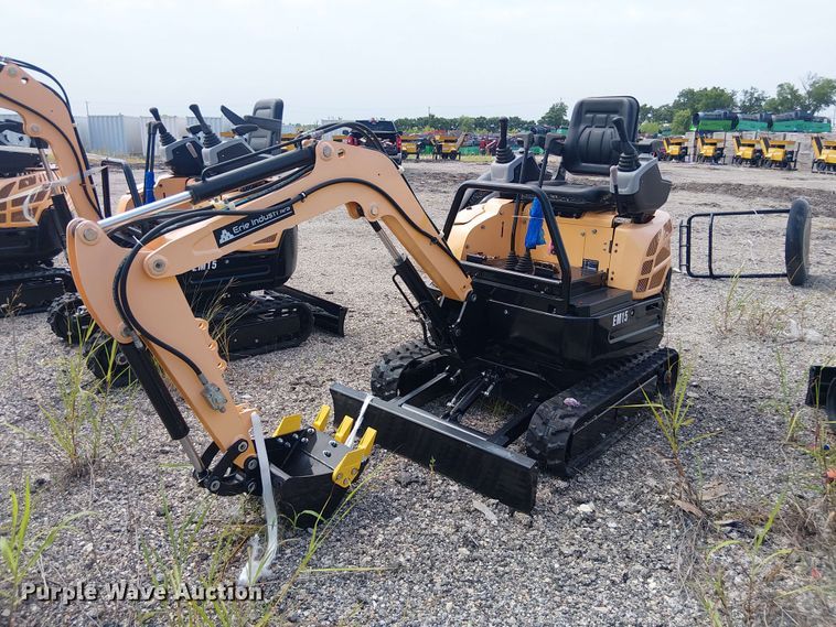 image for item EE1482 2024 Erie Industries EM15 mini excavator