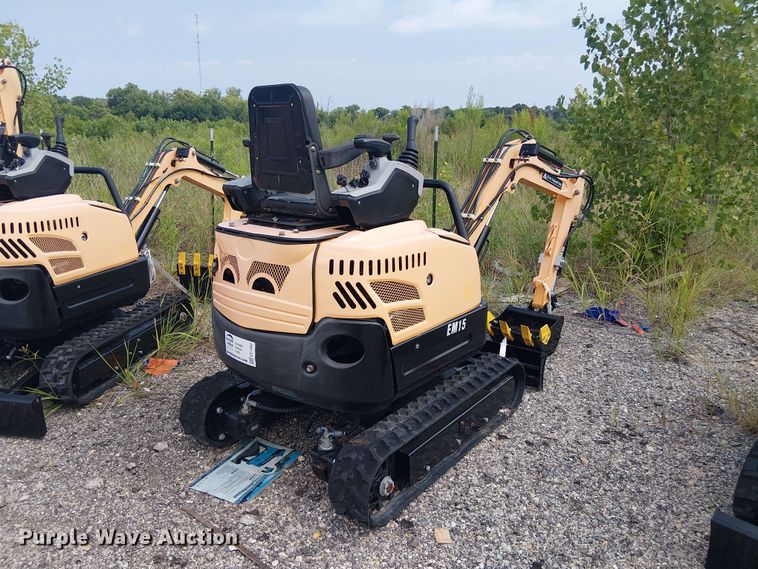 image for item EE1482 2024 Erie Industries EM15 mini excavator
