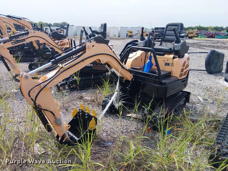image for item EE1483 2024 Erie Industries EM15 mini excavator