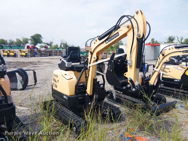 image for item EE1484 2024 Erie Industries EM15 mini excavator
