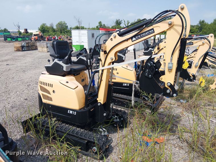image for item EE1484 2024 Erie Industries EM15 mini excavator