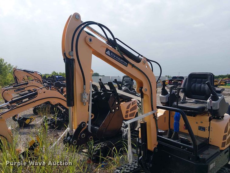 image for item EE1484 2024 Erie Industries EM15 mini excavator
