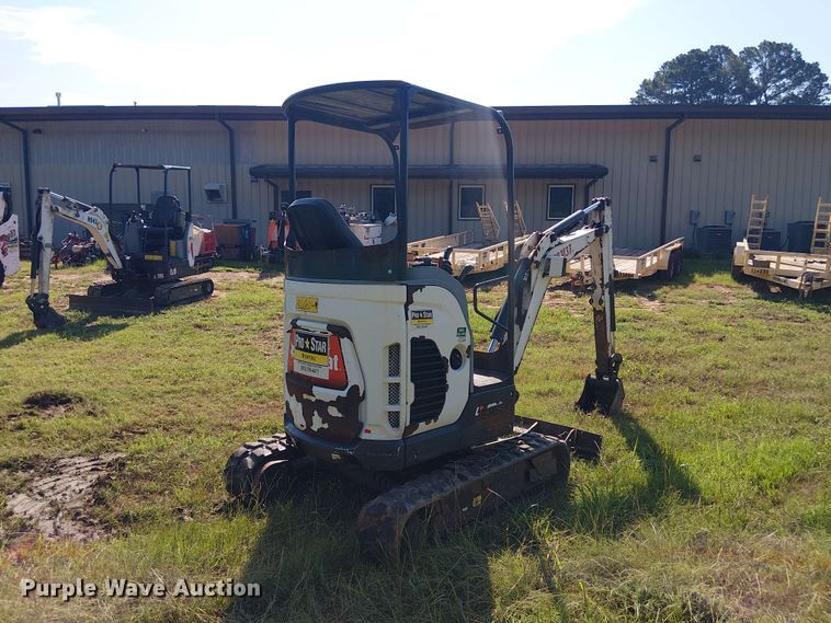image for item EE1631 2018 Bobcat E20 mini excavator