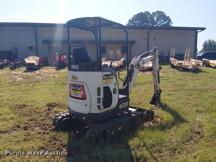 image for item EE1632 2019 Bobcat E20 mini excavator