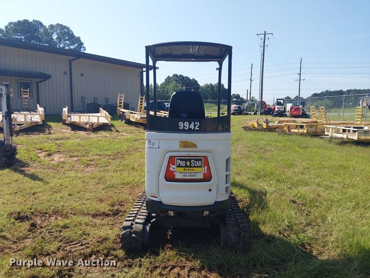 image for item EE1632 2019 Bobcat E20 mini excavator