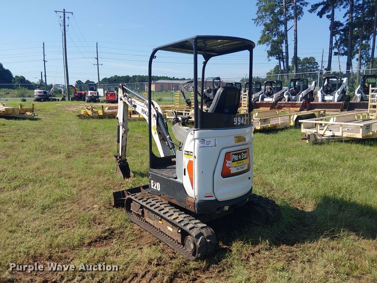 image for item EE1632 2019 Bobcat E20 mini excavator
