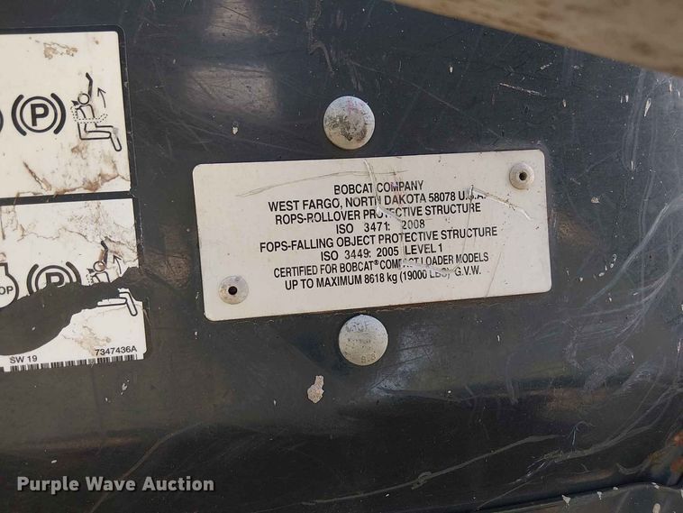 image for item EE1634 2022 Bobcat S64 skid steer loader