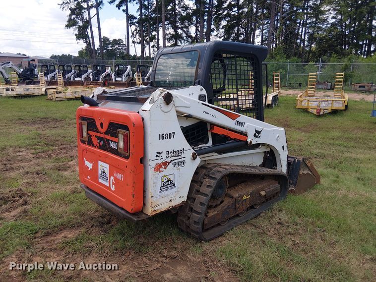 image for item EE1635 2019 Bobcat T450 tracked skid steer loader